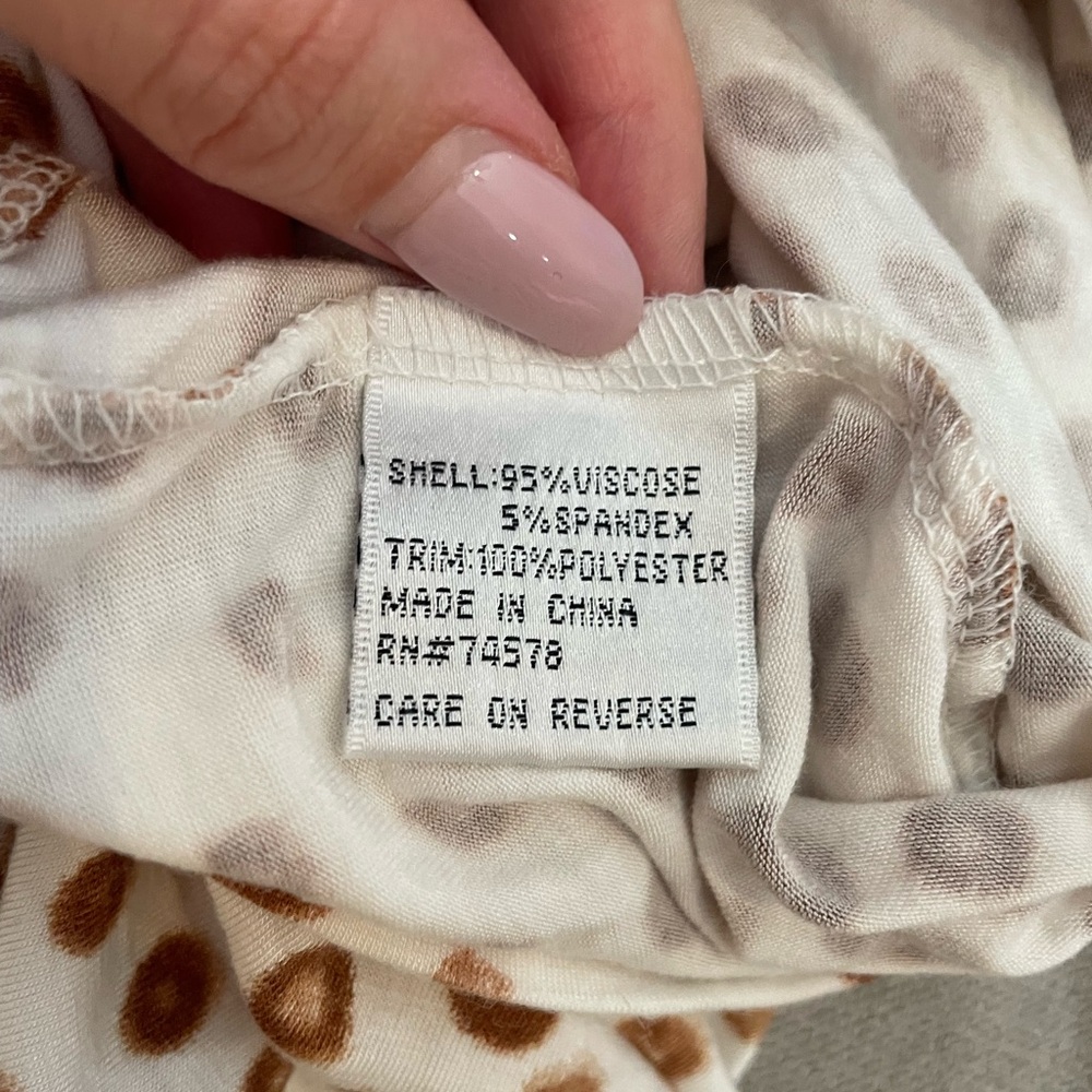 Y2K Cache Polka Dot Tank with Pleated Tie Front - Picture 6 of 7